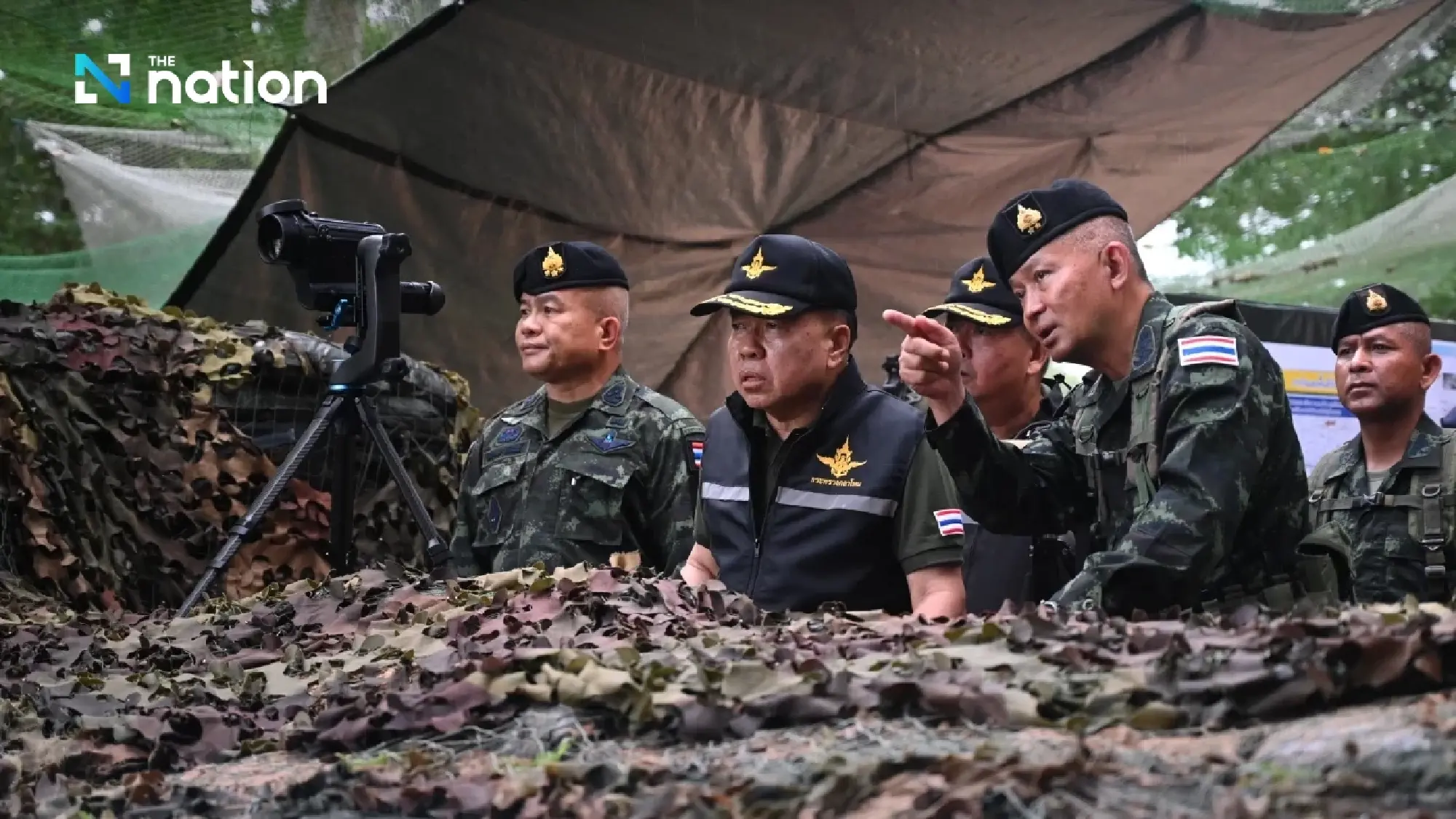 Menhan Thailand Kunjungi Perbatasan Thailand-Kamboja Dukung Moral Pasukan